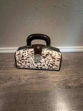 Pratesi Firenze Brunelleschi Cavallino Cowhide Top Handle Handbag